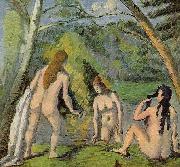 Paul Cezanne Drei badende Frauen painting
